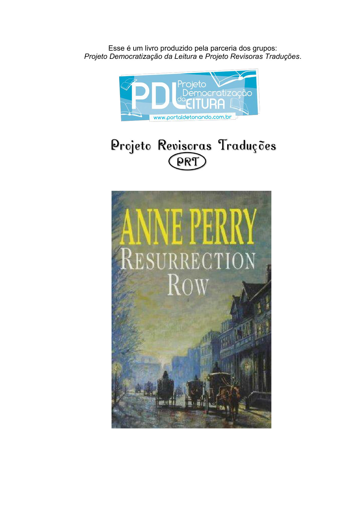 Anne Perry - Série Pitt 04