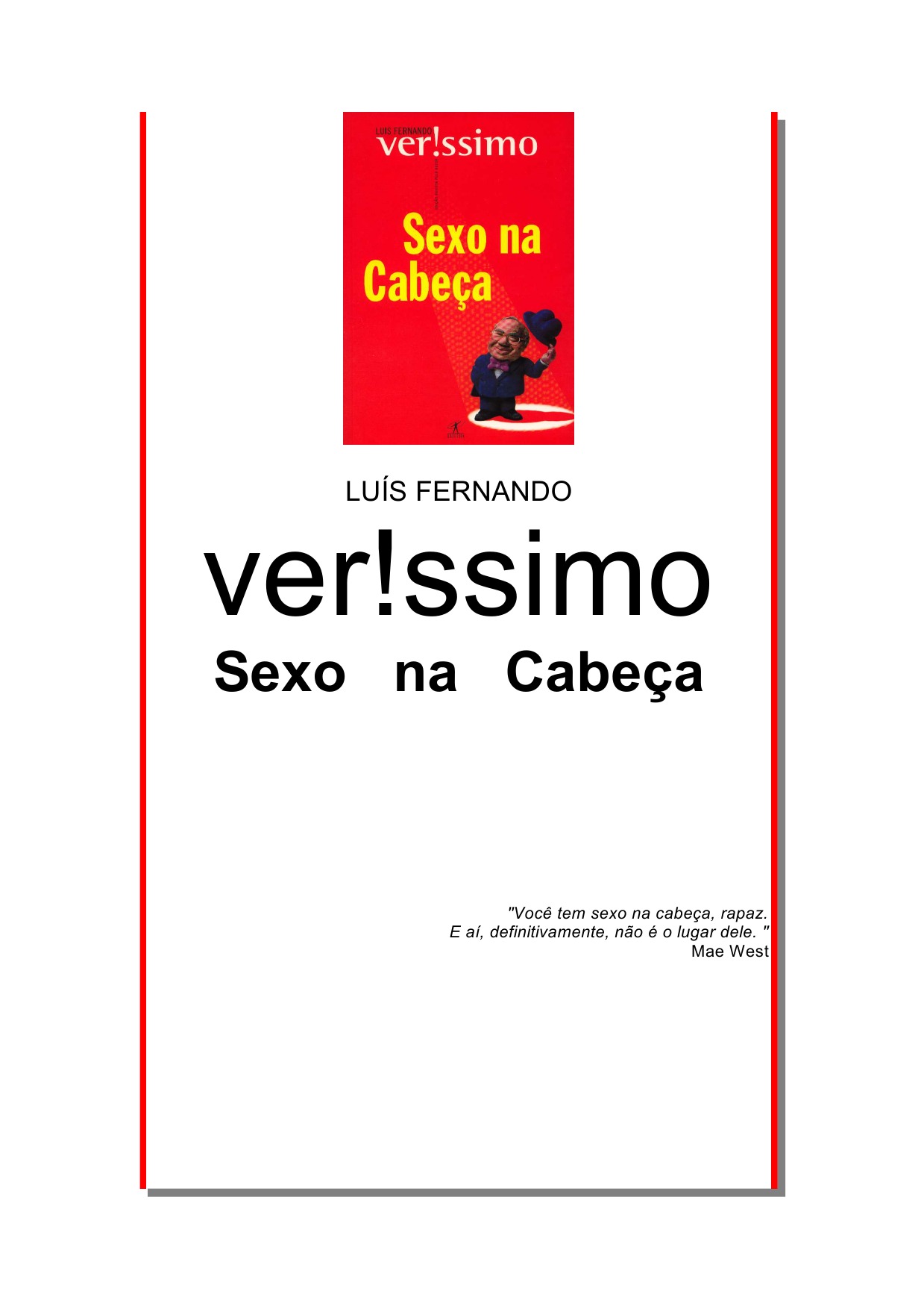 Sexo na cabeça