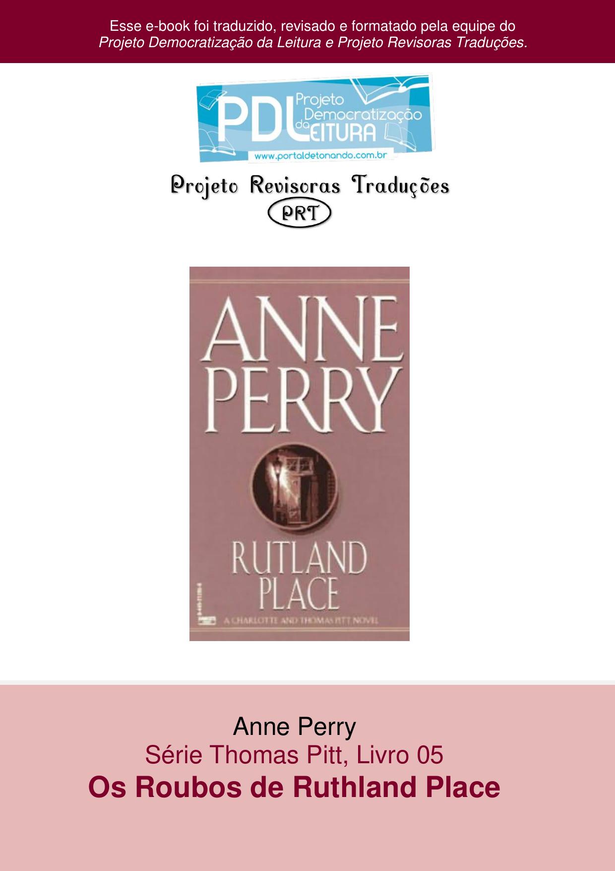 Anne Perry - Serie Pitt 05