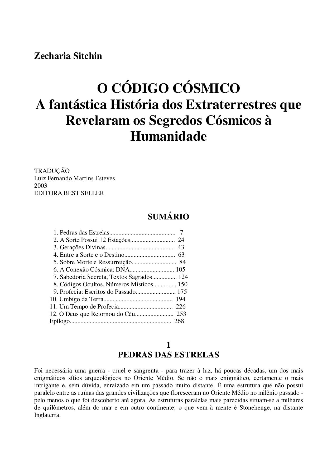 o codigo cosmico