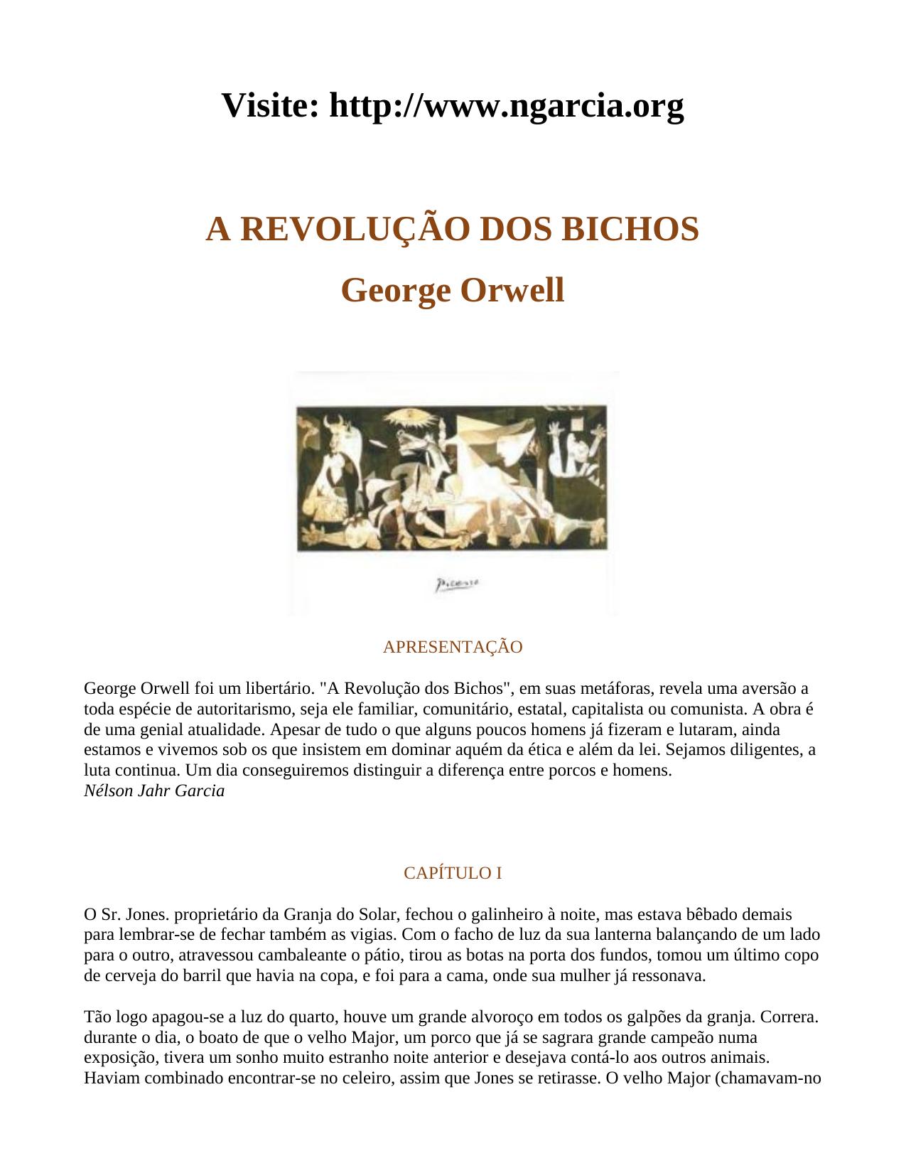A REVOLUÇÃO DOS BICHOS
