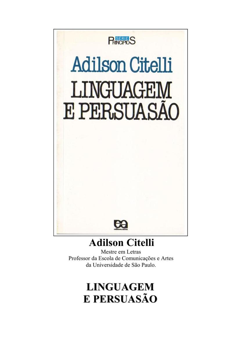 Linguagem e Persuasão