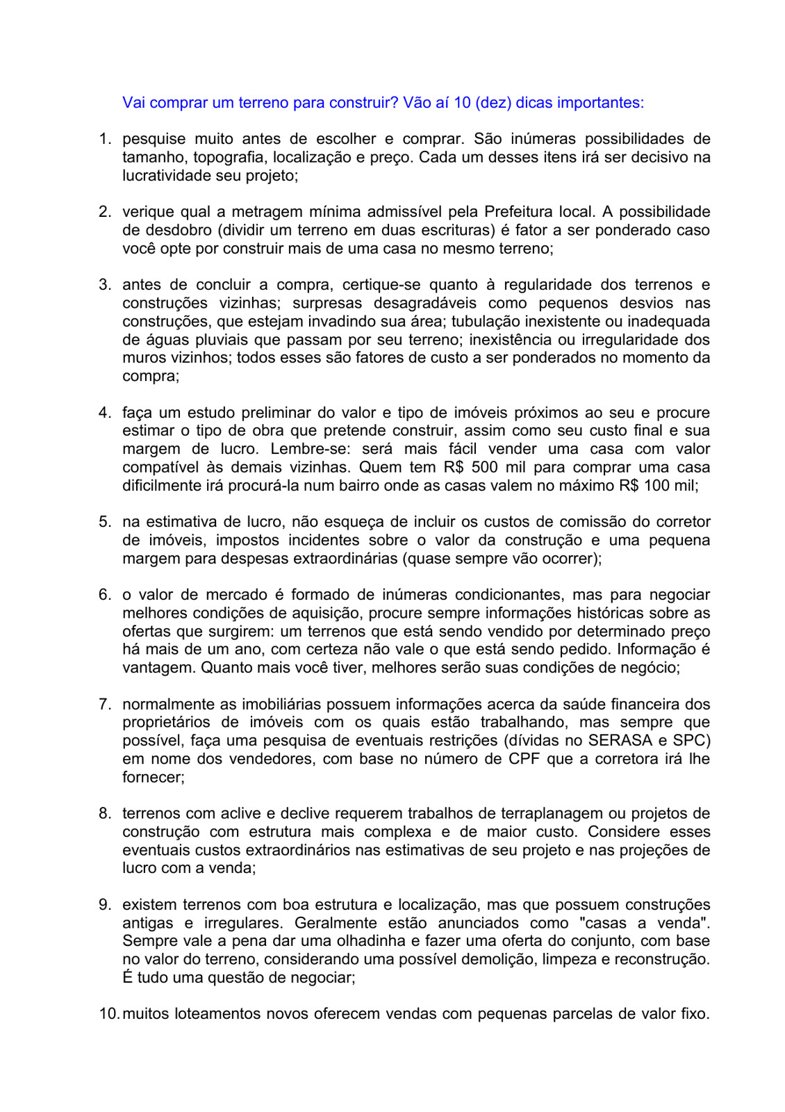 Empreendedorismo - Construcao