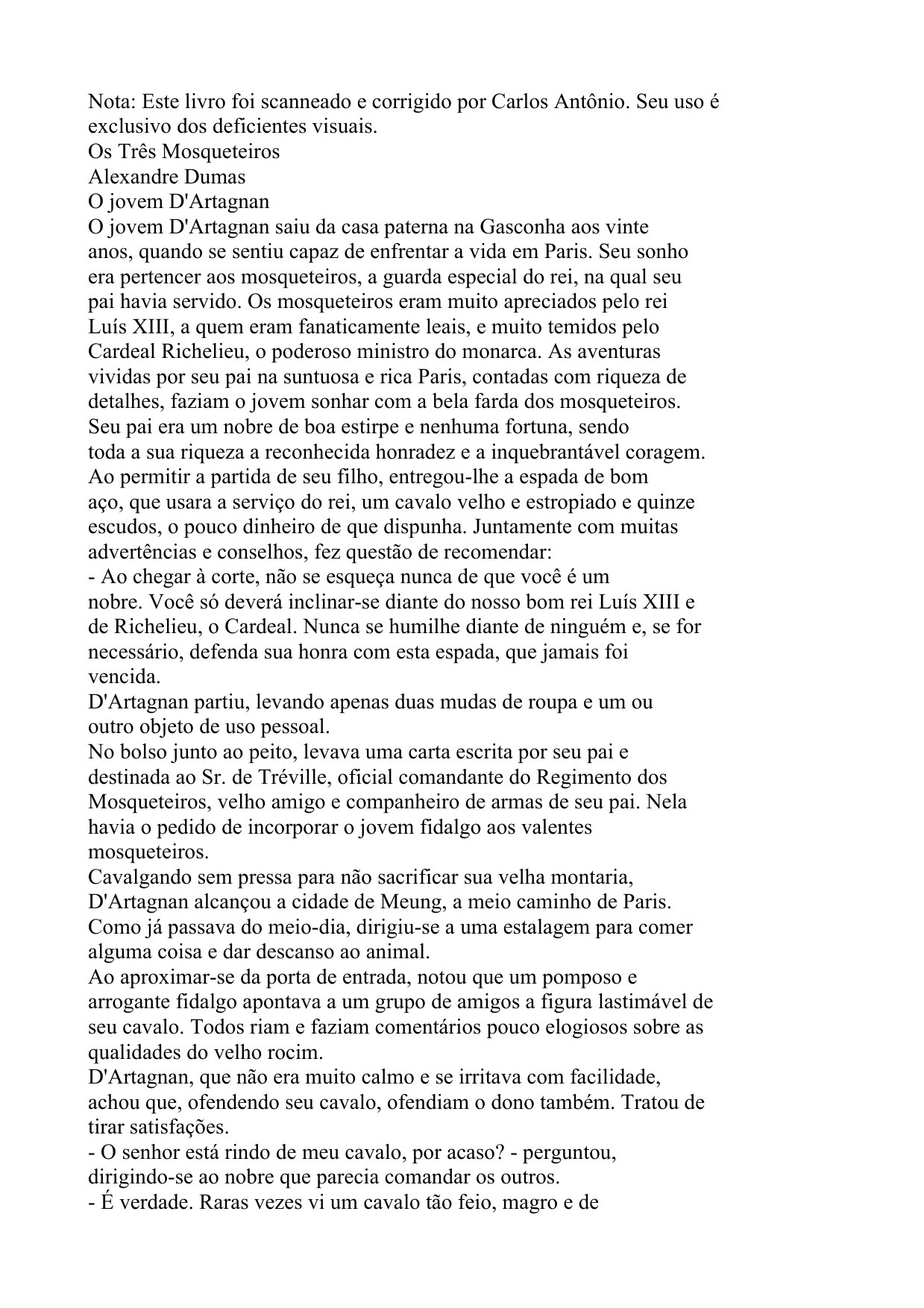 Os Tres Mosqueteiros