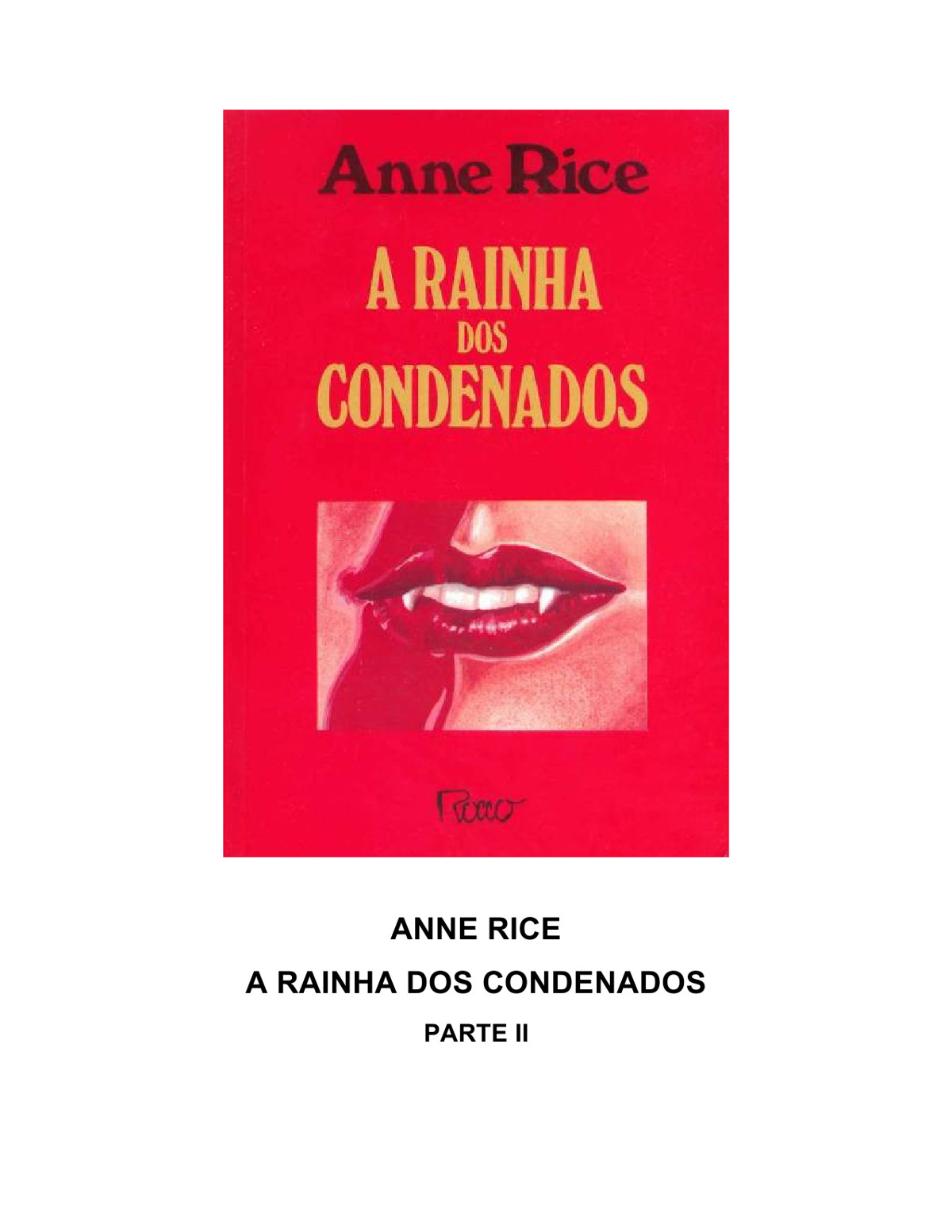 A Rainha dos Condenados 2