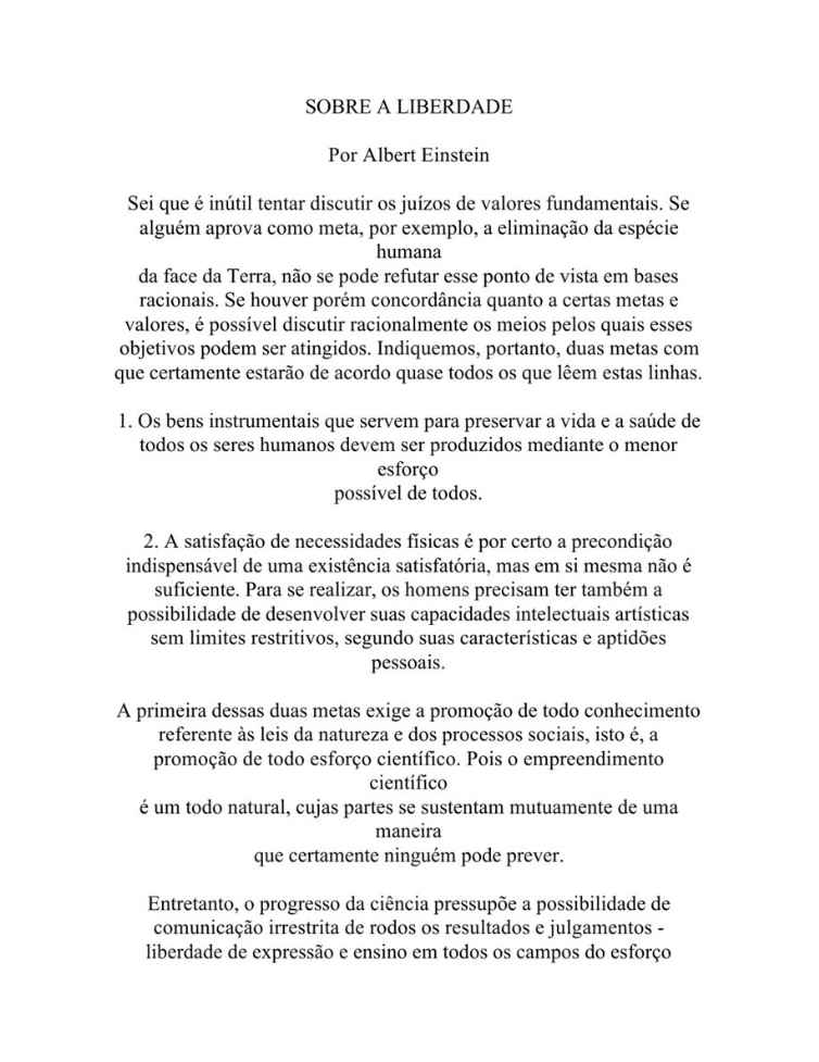 Sobre a liberdade