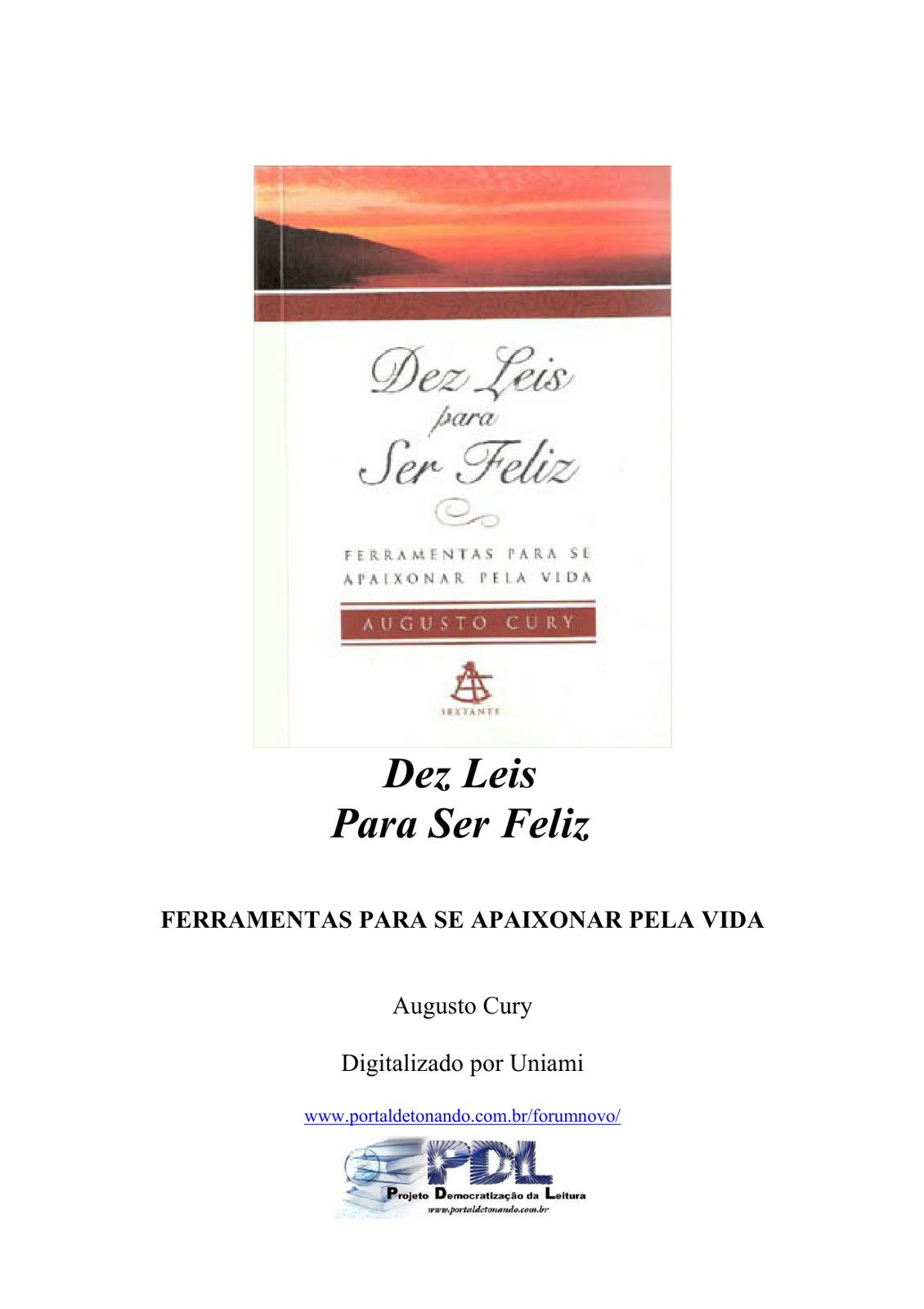 Dez Leis Para Ser Feliz