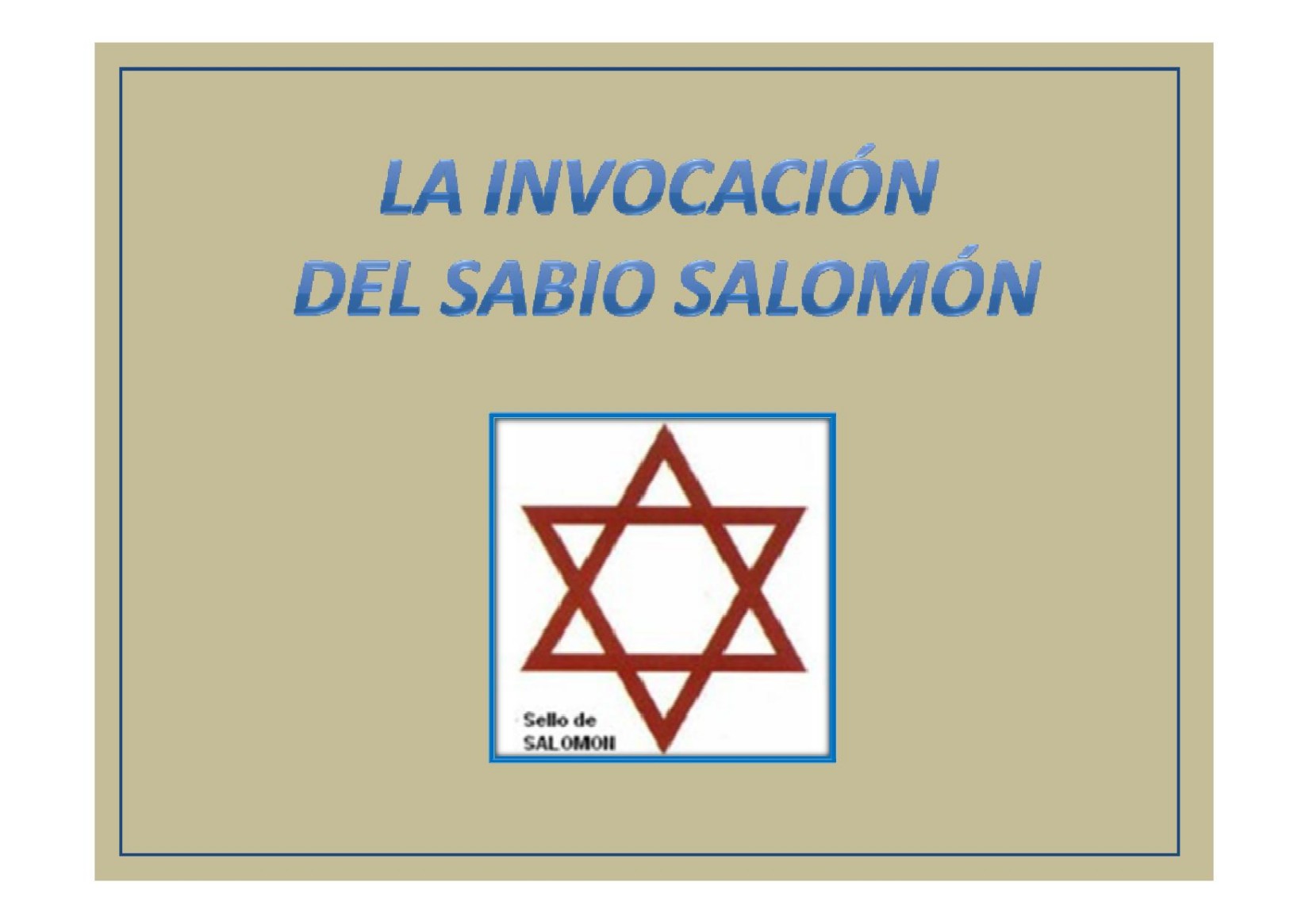 INVOCACION SALOMON (PRIMERA PARTE)comprimida