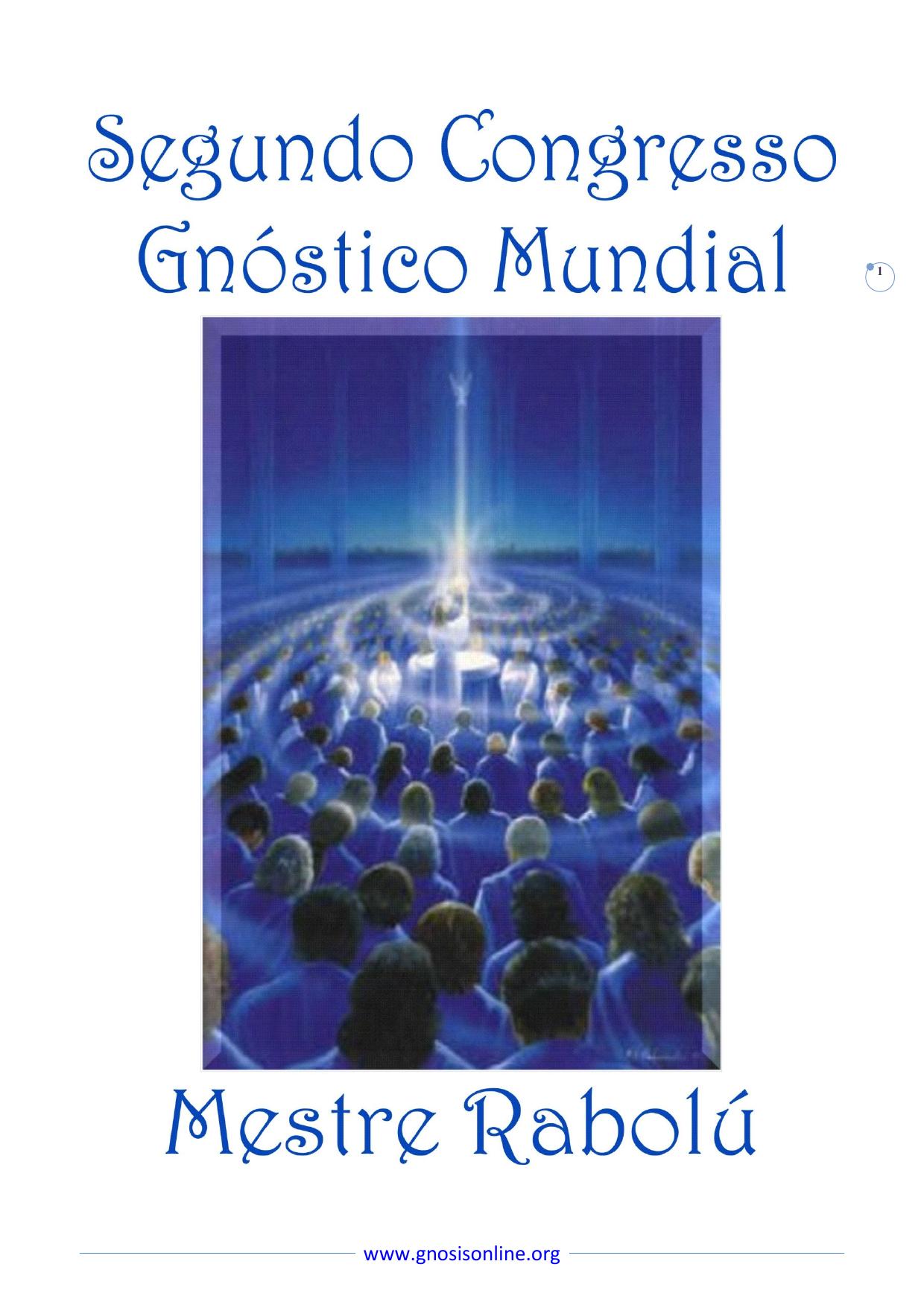 SEGUNDO CONGRESSO GNOSTICO MUNDIAL