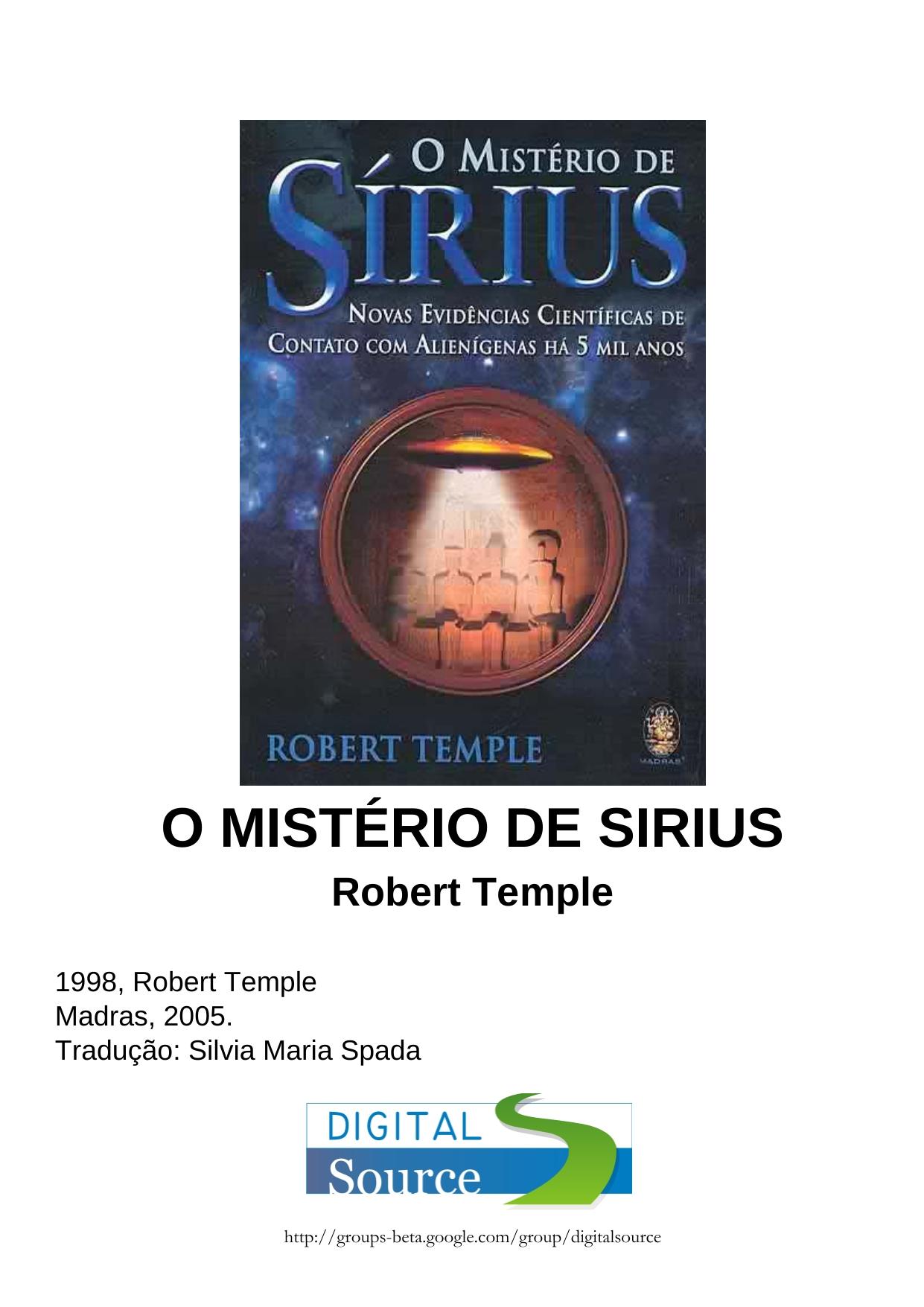 O Mistério de Sírius - Ilustrado