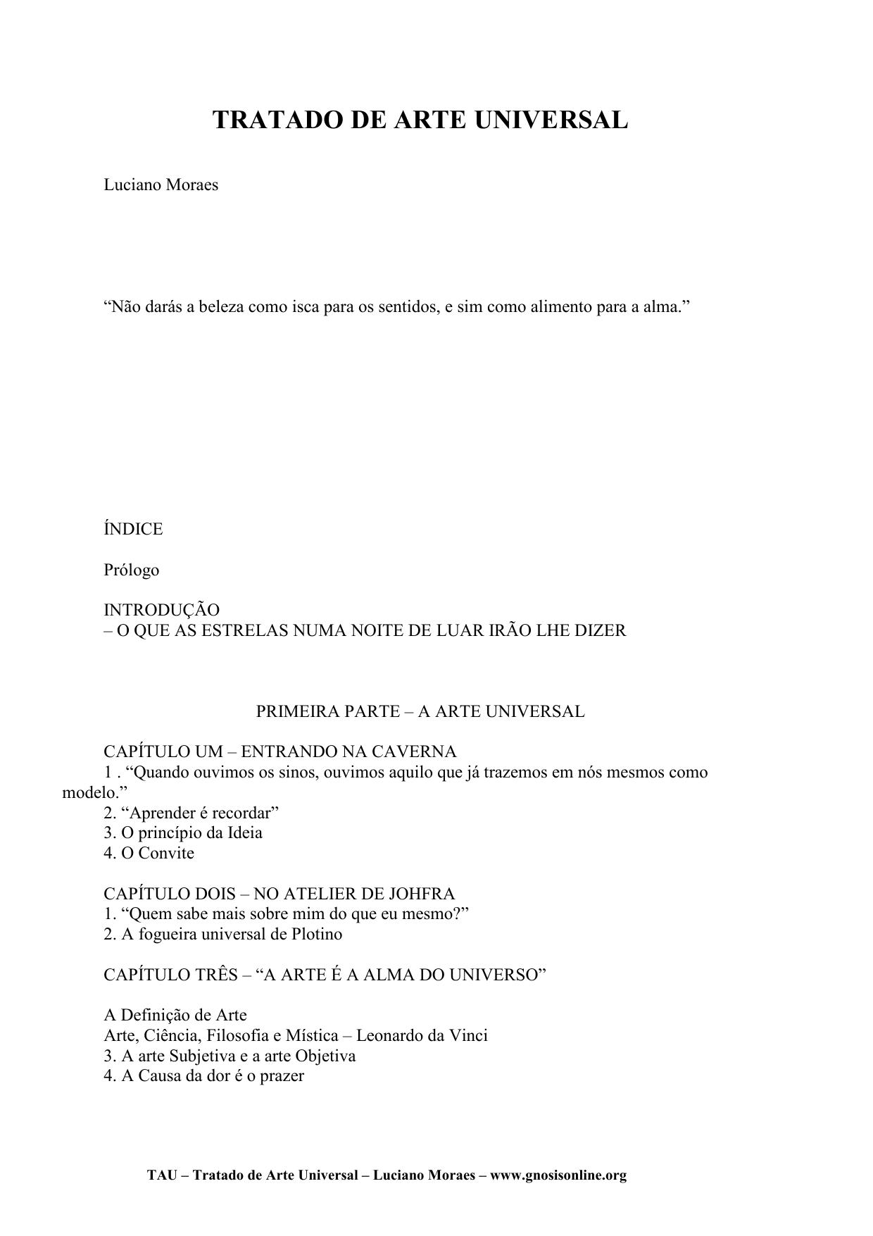 Tratado de Arte Universal