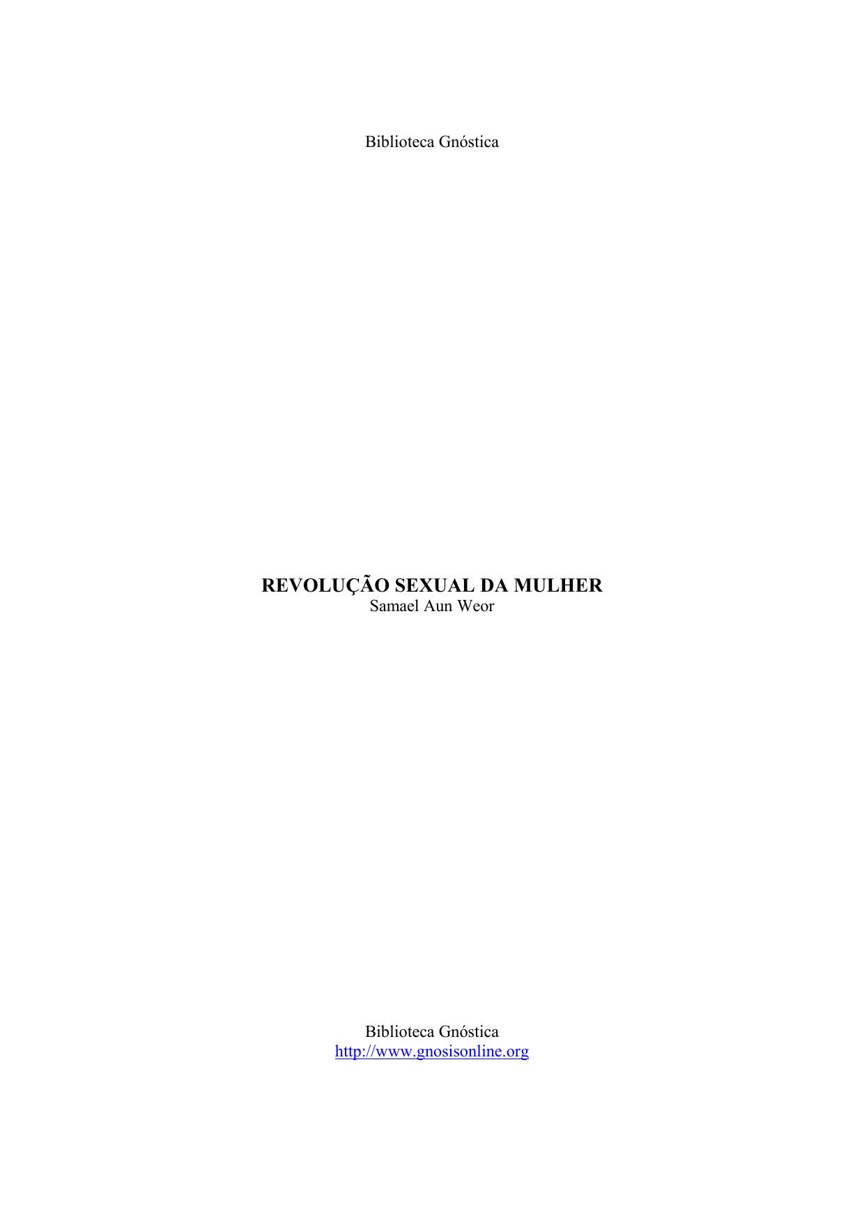 Microsoft Word - Revolu..o Sexual da Mulher.doc