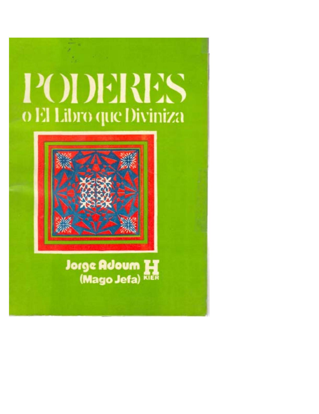 Microsoft Word - PODERES o El libro que diviniza- Jorge Adoum