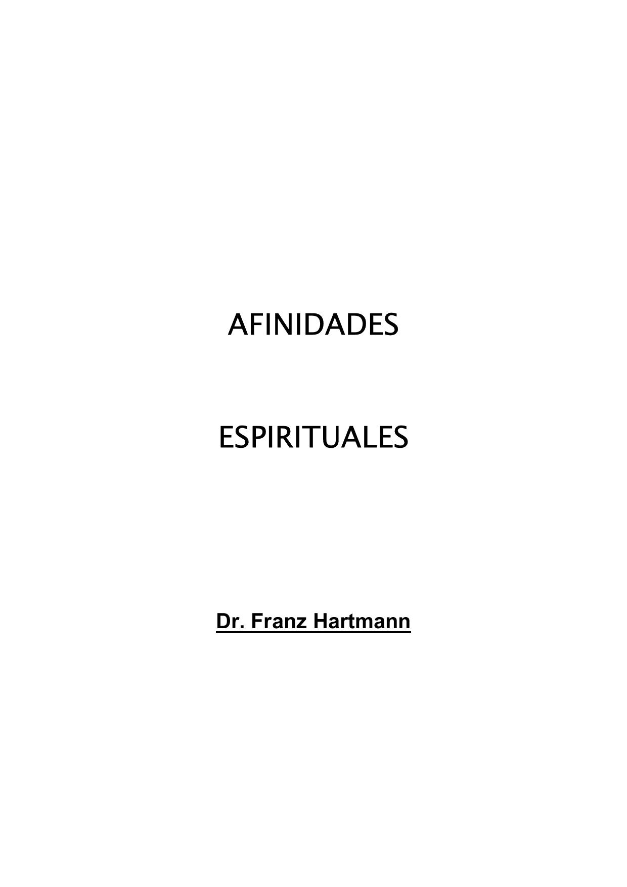 AFINIDADES ESPIRITUALES