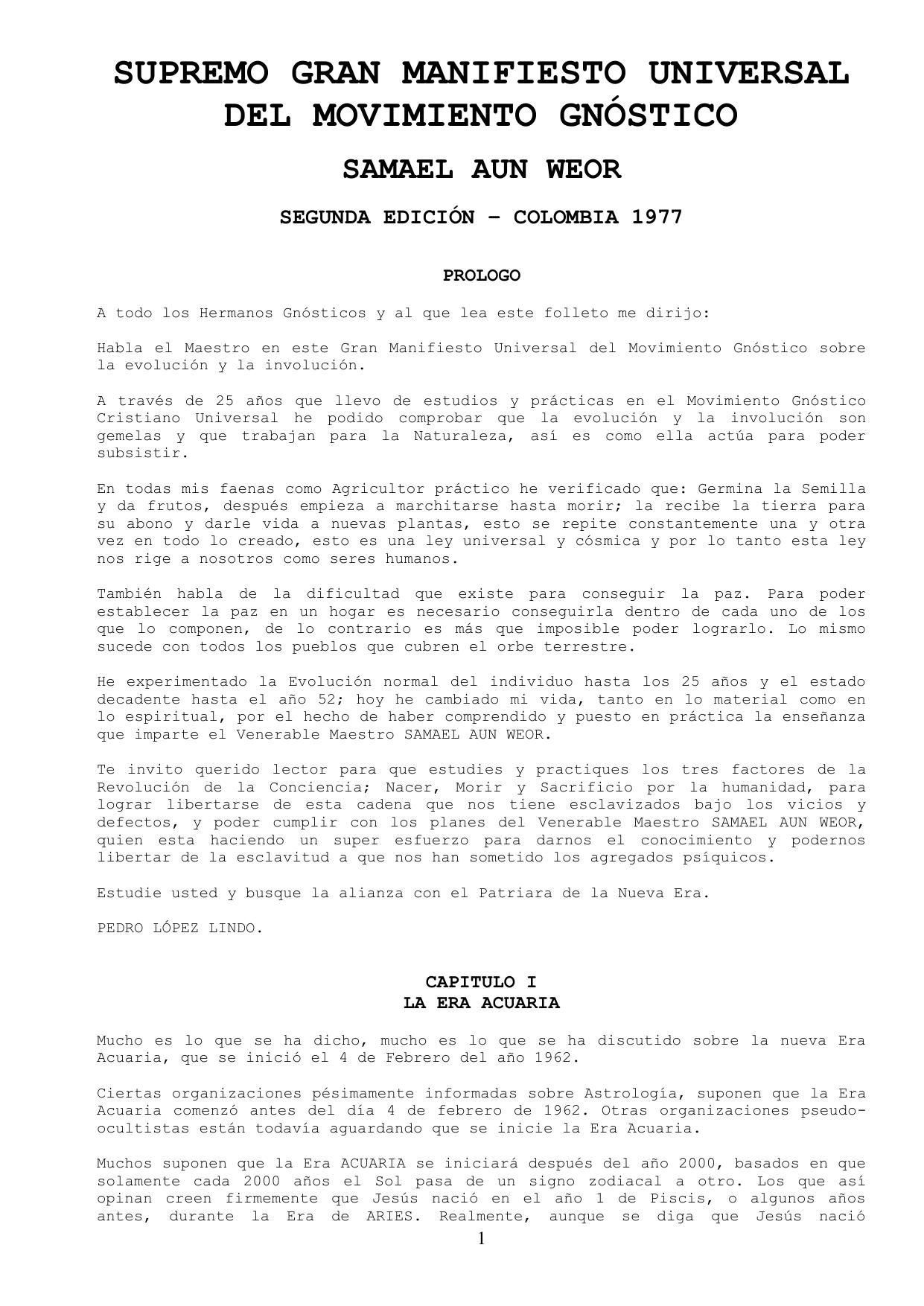 Supremo Gran Manifiesto