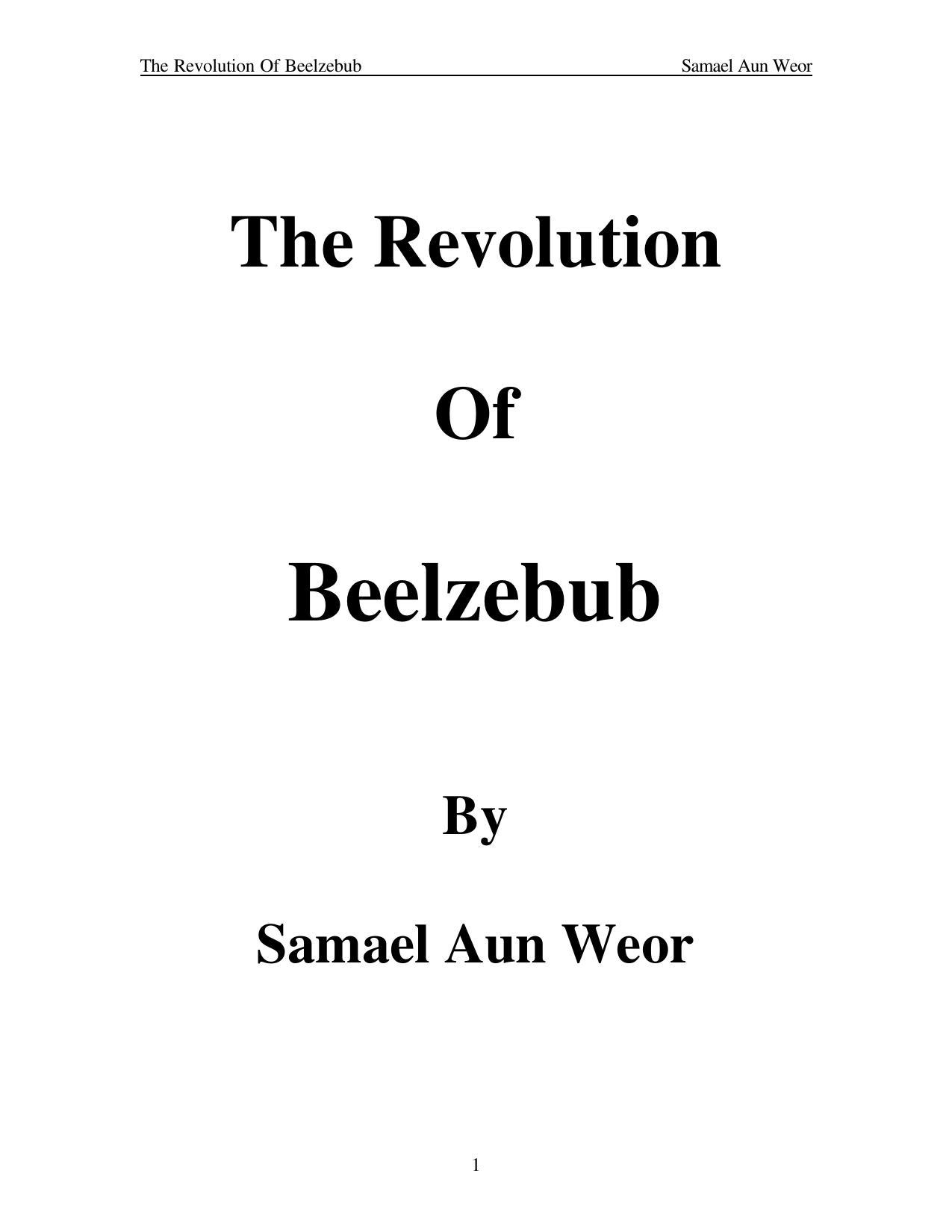 The Revolution Of Beelzebub.doc