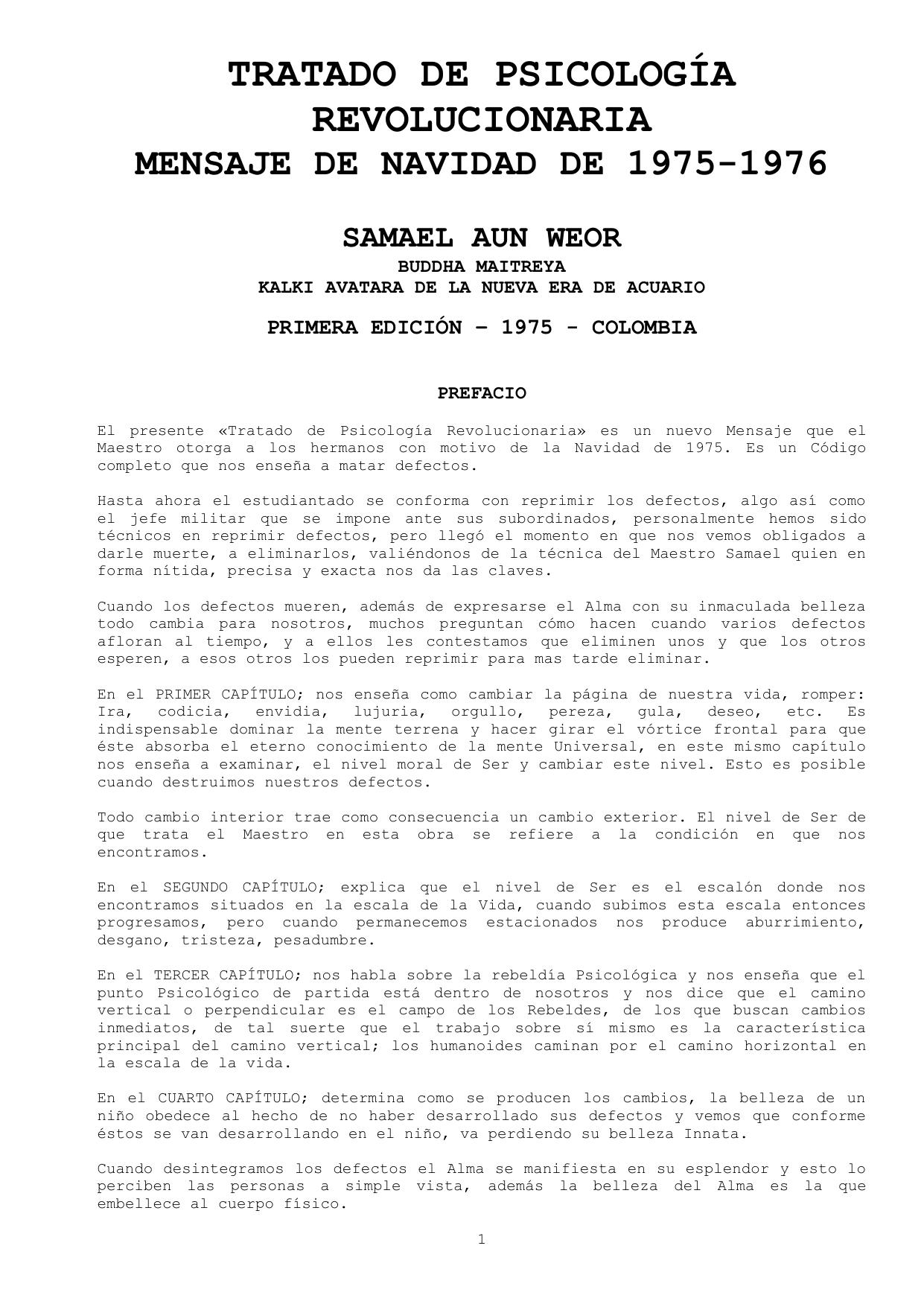 Sicologia Revolucionaria