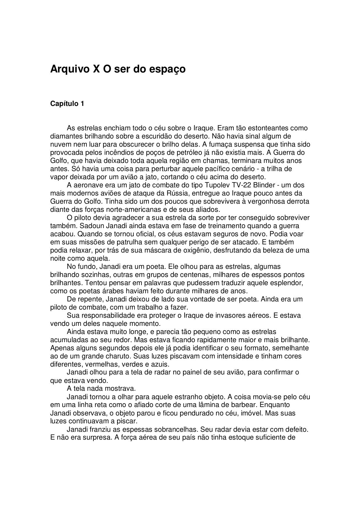 Microsoft Word - Arquivo X - 09 - O Ser do Espaço - revisado.doc