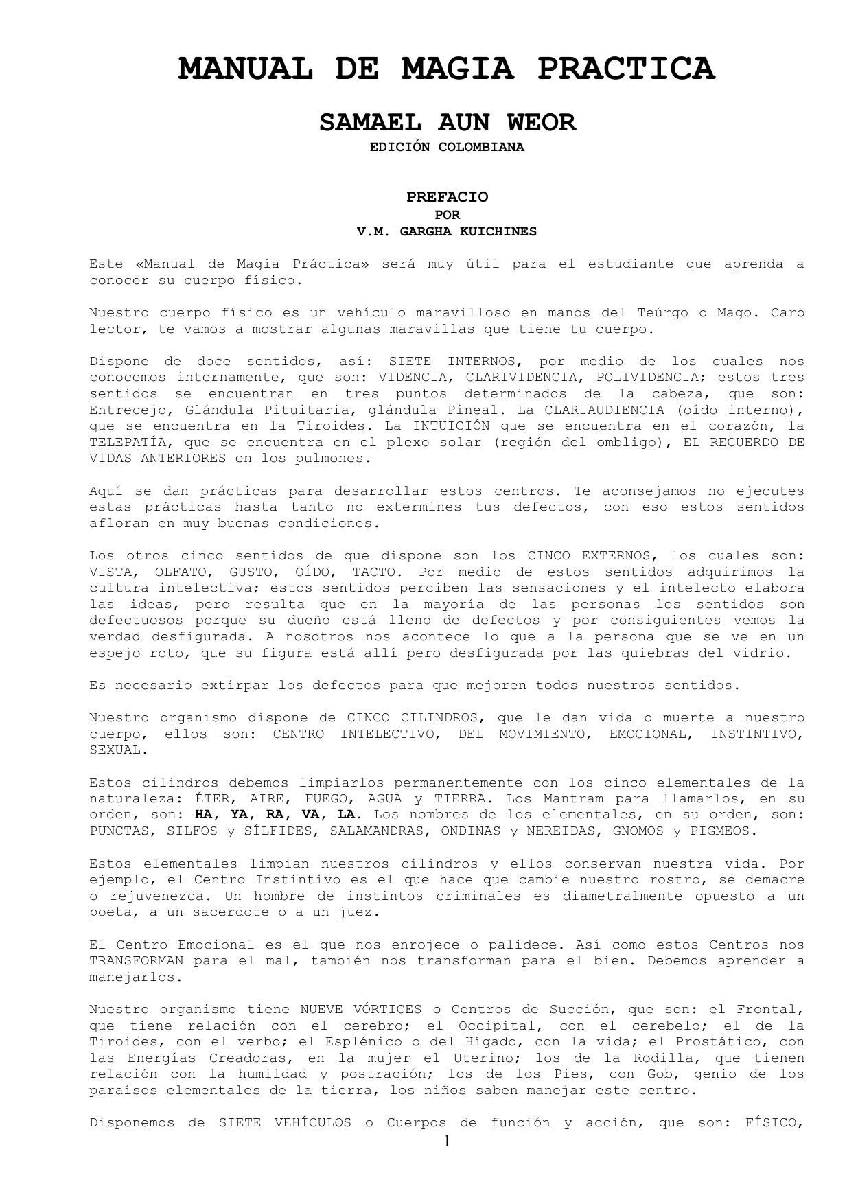 Manual de Magia Practica