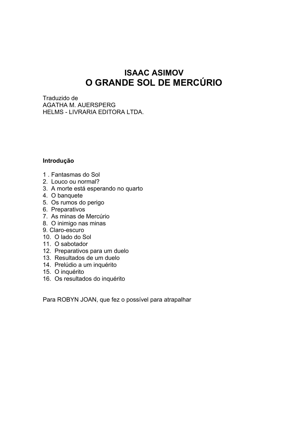 Microsoft Word - Isaac Asimov - O Grande Sol de Mercúrio.doc