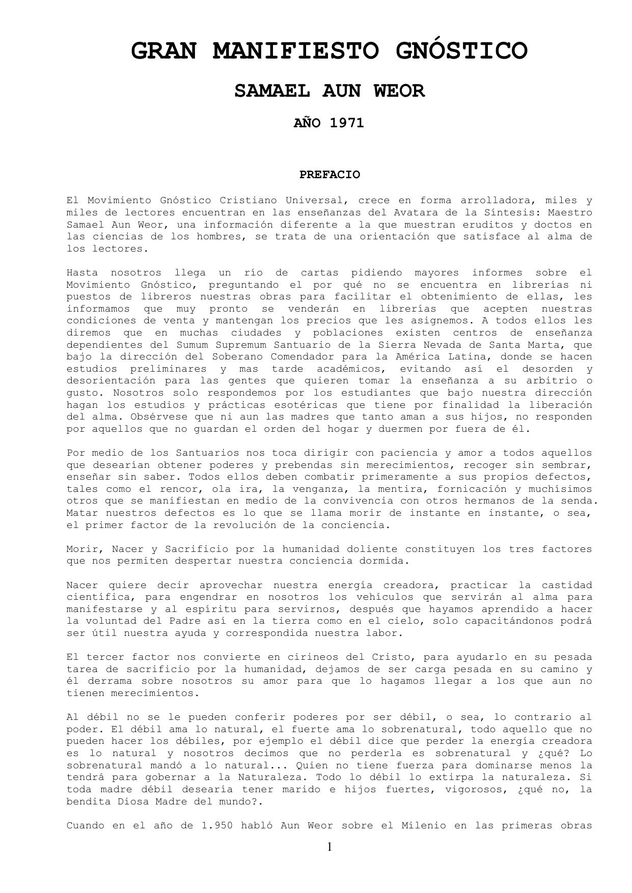Manifiesto X año