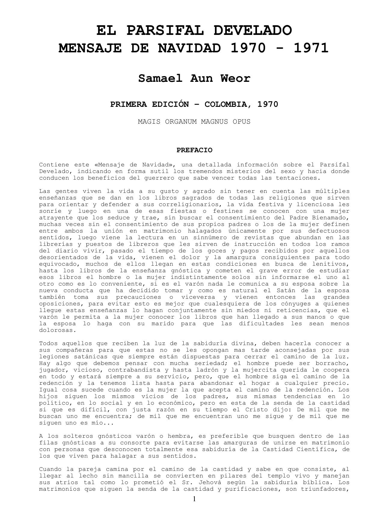 El Parsifal Develado