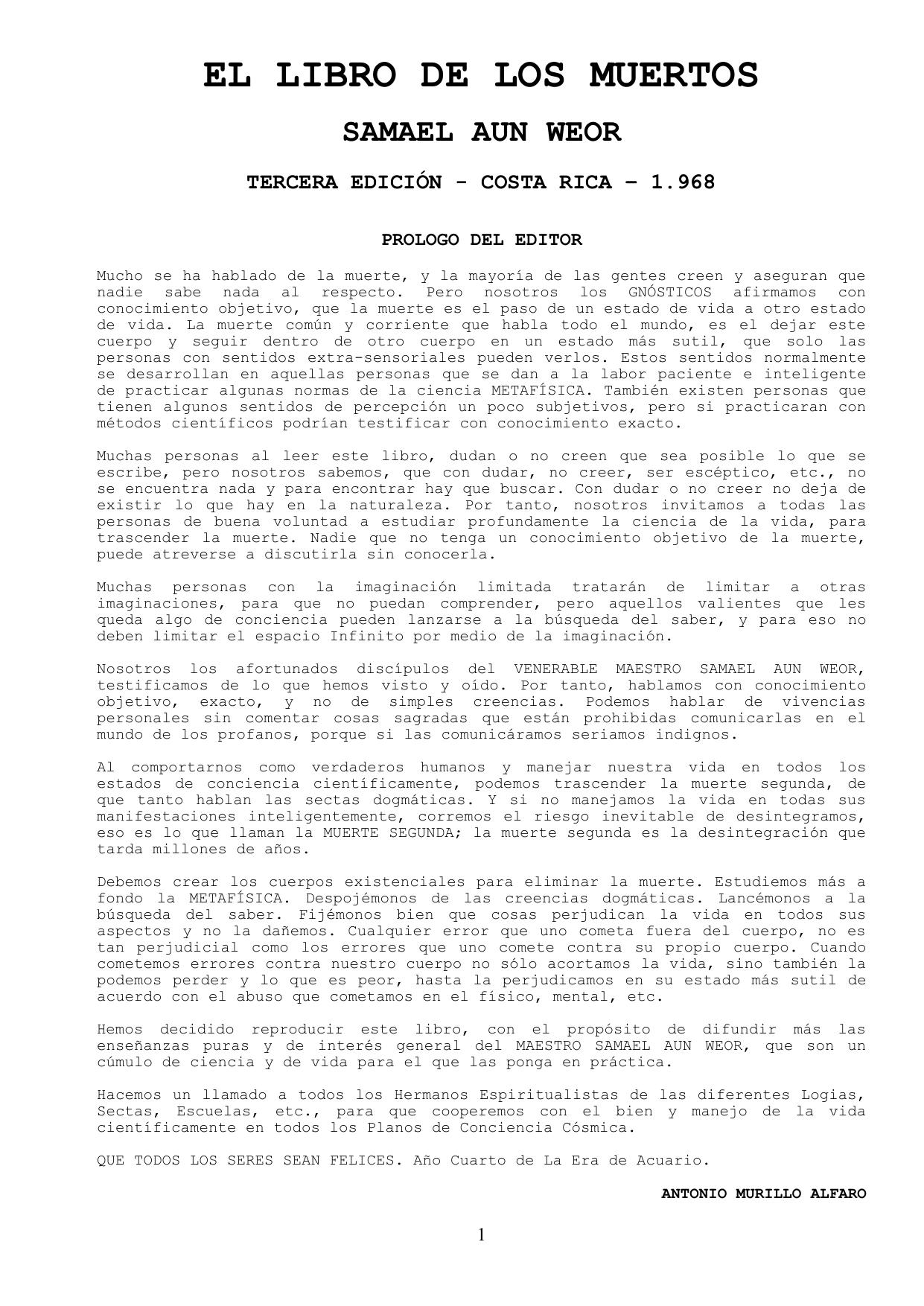 El libro de los muertos