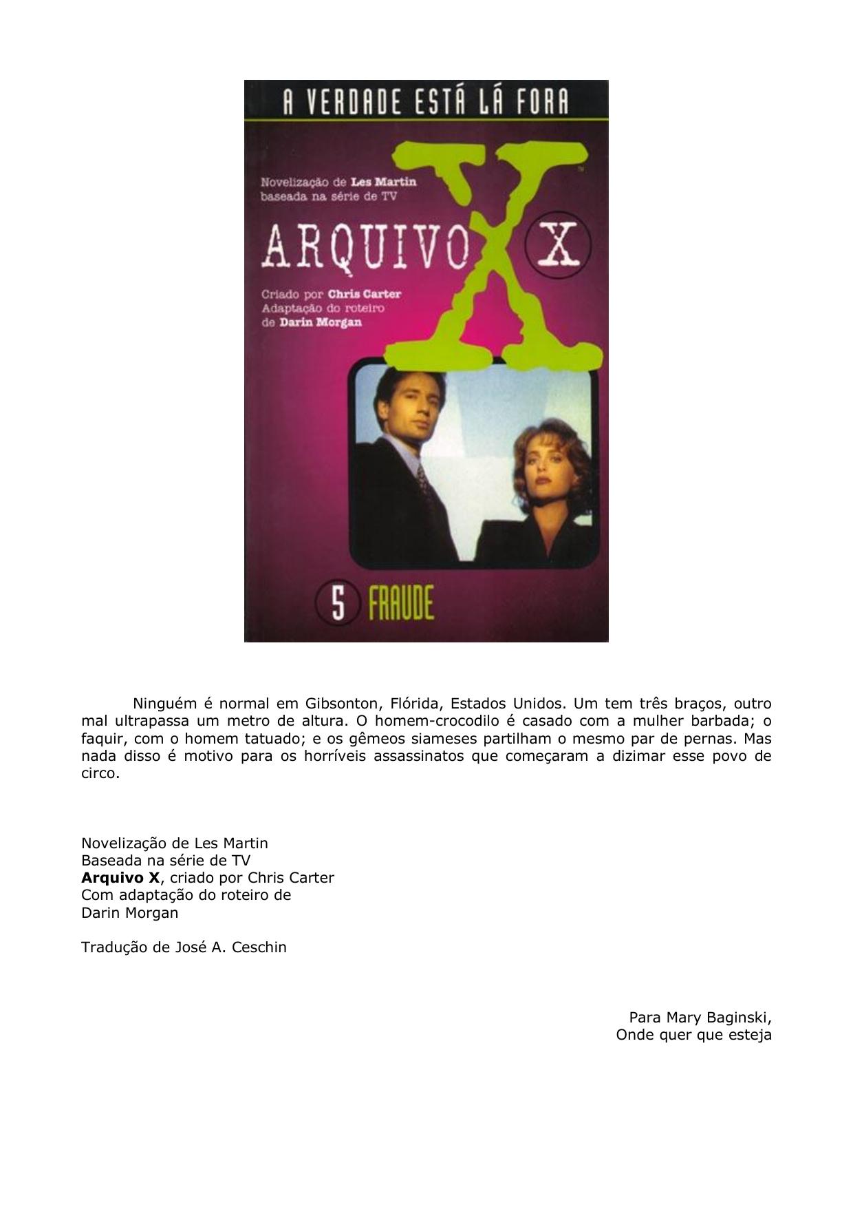 Microsoft Word - Arquivo X - 05 - Fraude - revisado.doc