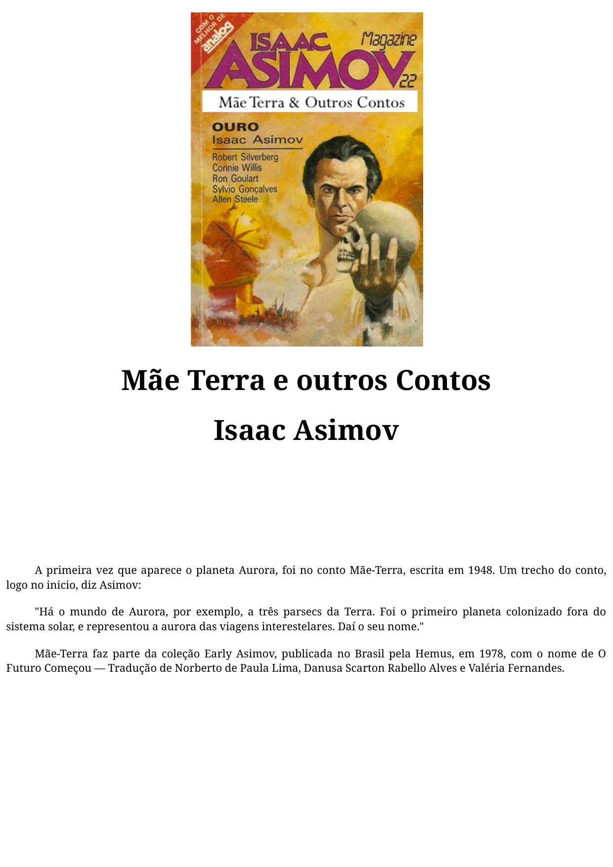 Mãe Terra e Outros Contos