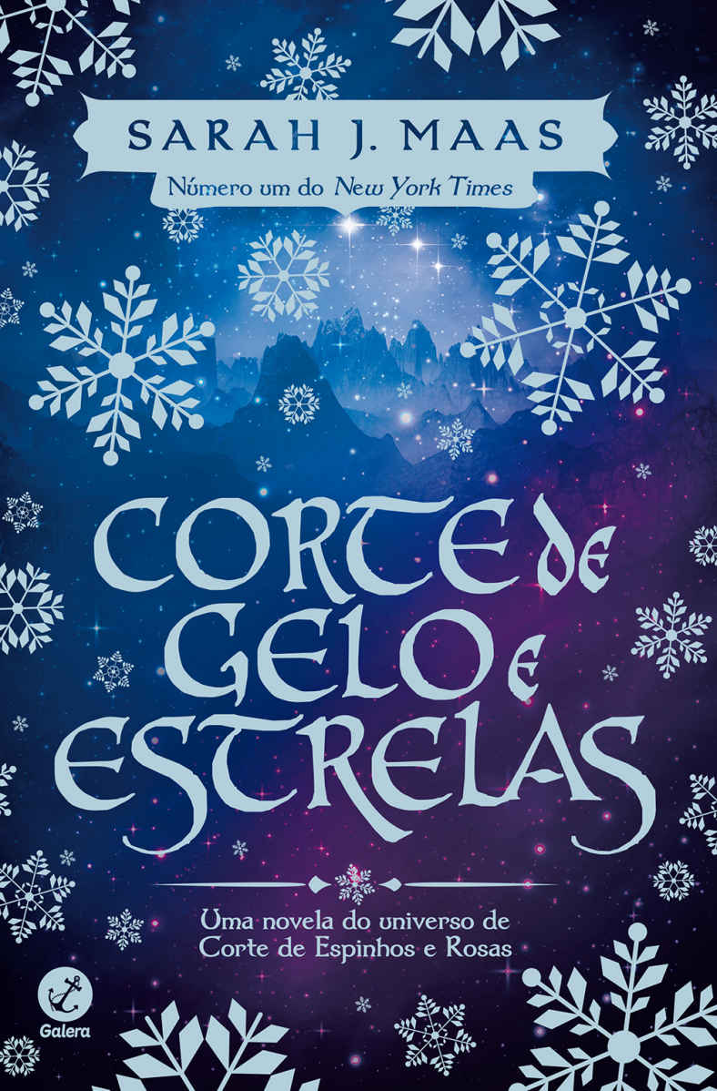 Corte de gelo e estrelas