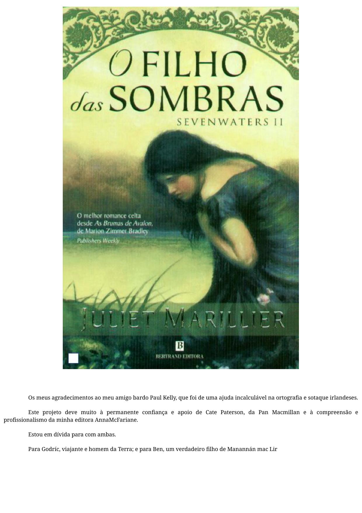 Trilogia Sevenwaters 2 - O Filho das Sombras