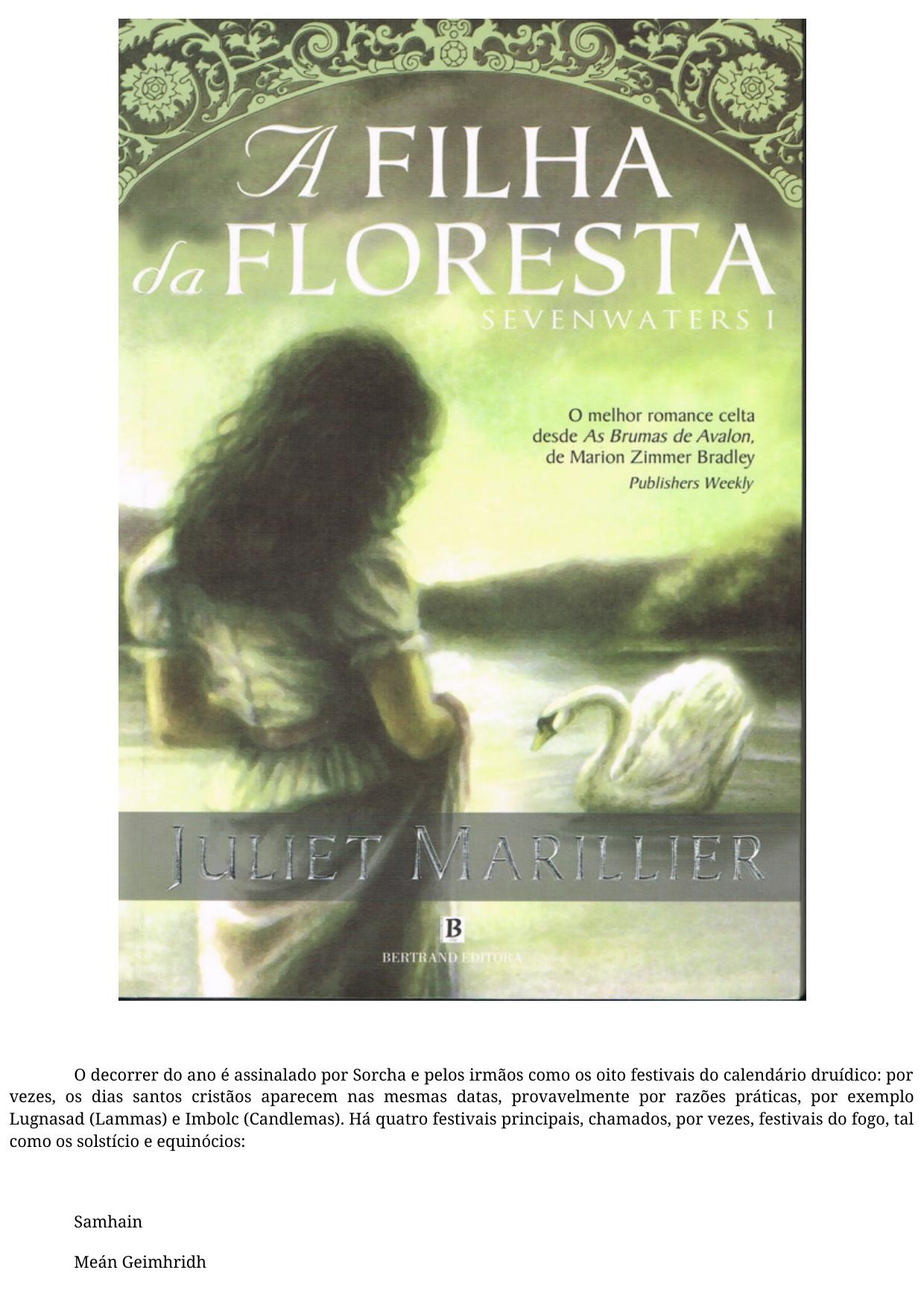 Trilogia Sevenwaters 1 - A Filha da Floresta