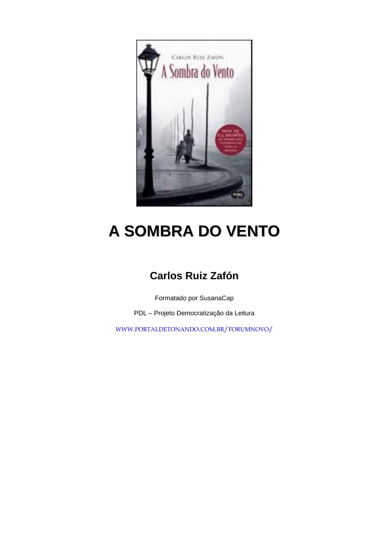Microsoft Word - Carlos Ruiz Zafón - A Sombra do Vento.doc