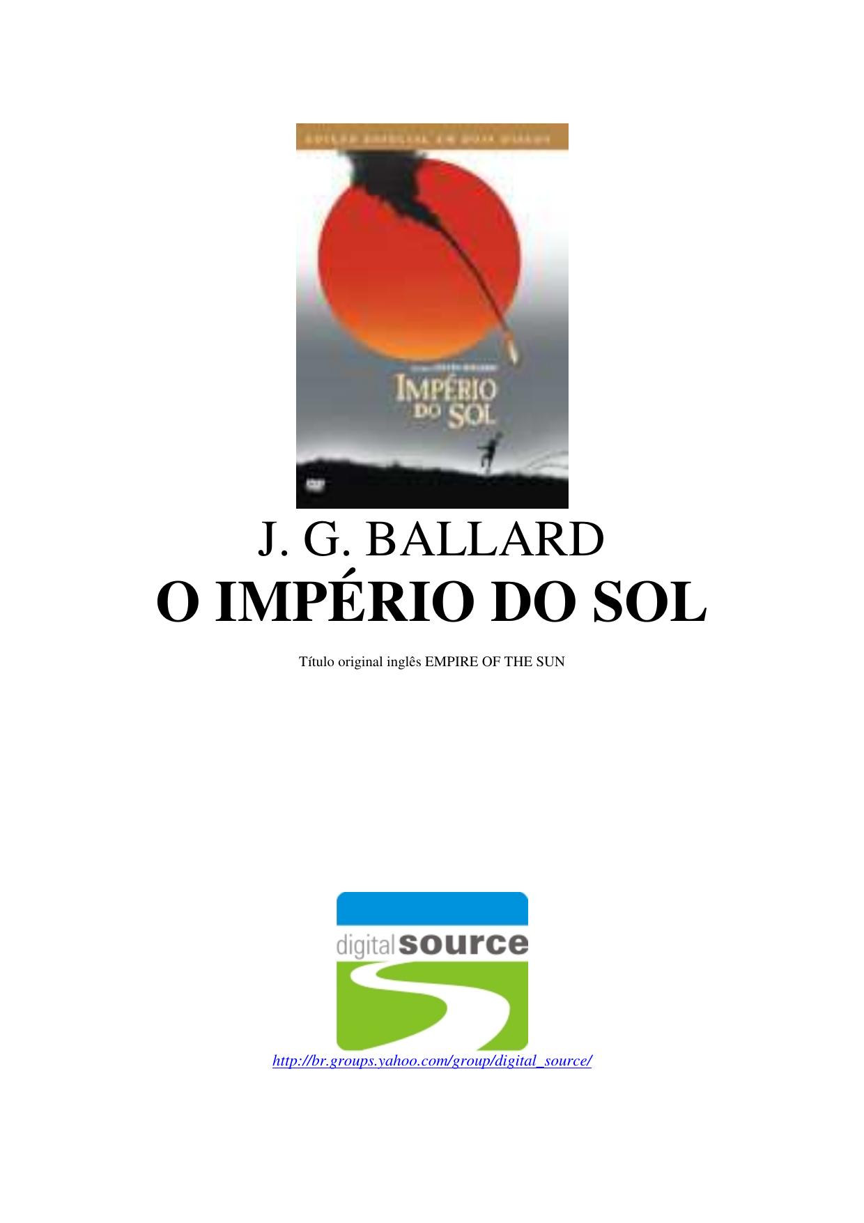 J G Ballard - O império do Sol