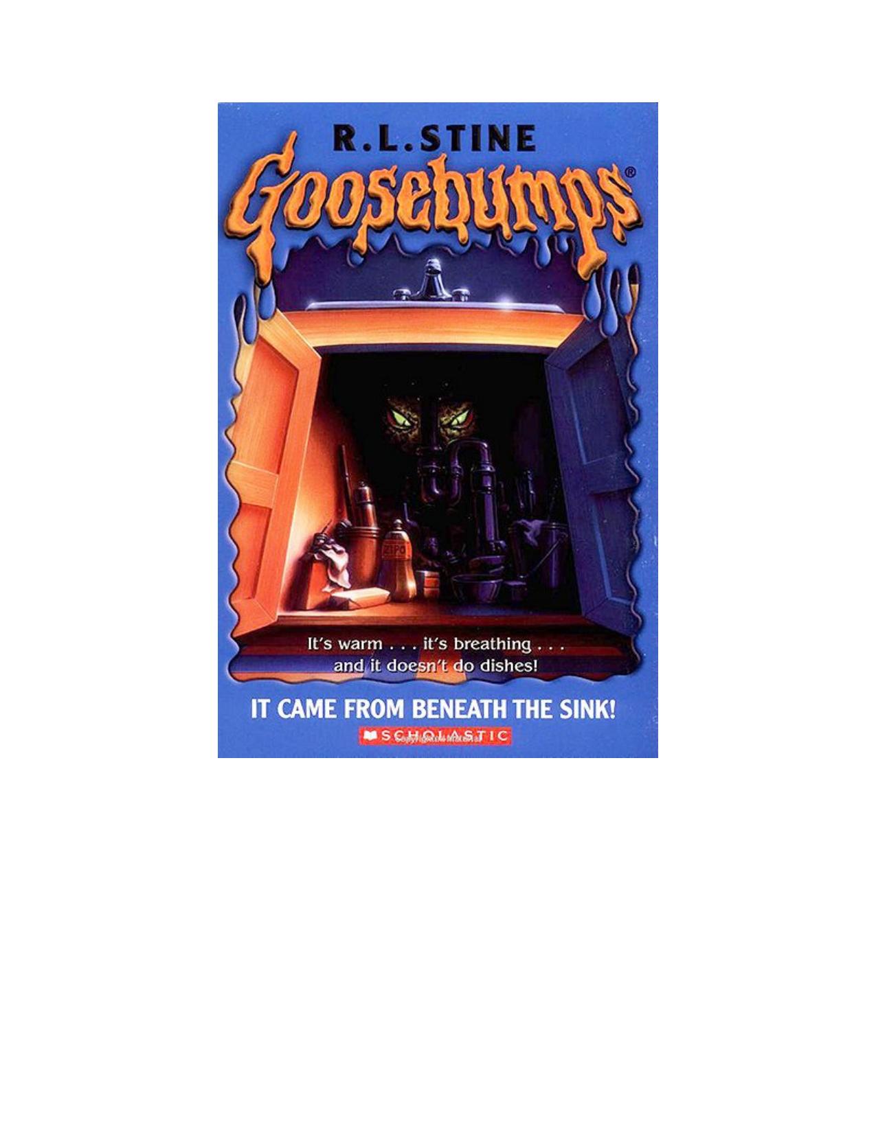 Microsoft Word - It Came from Beneath the Sink!.doc