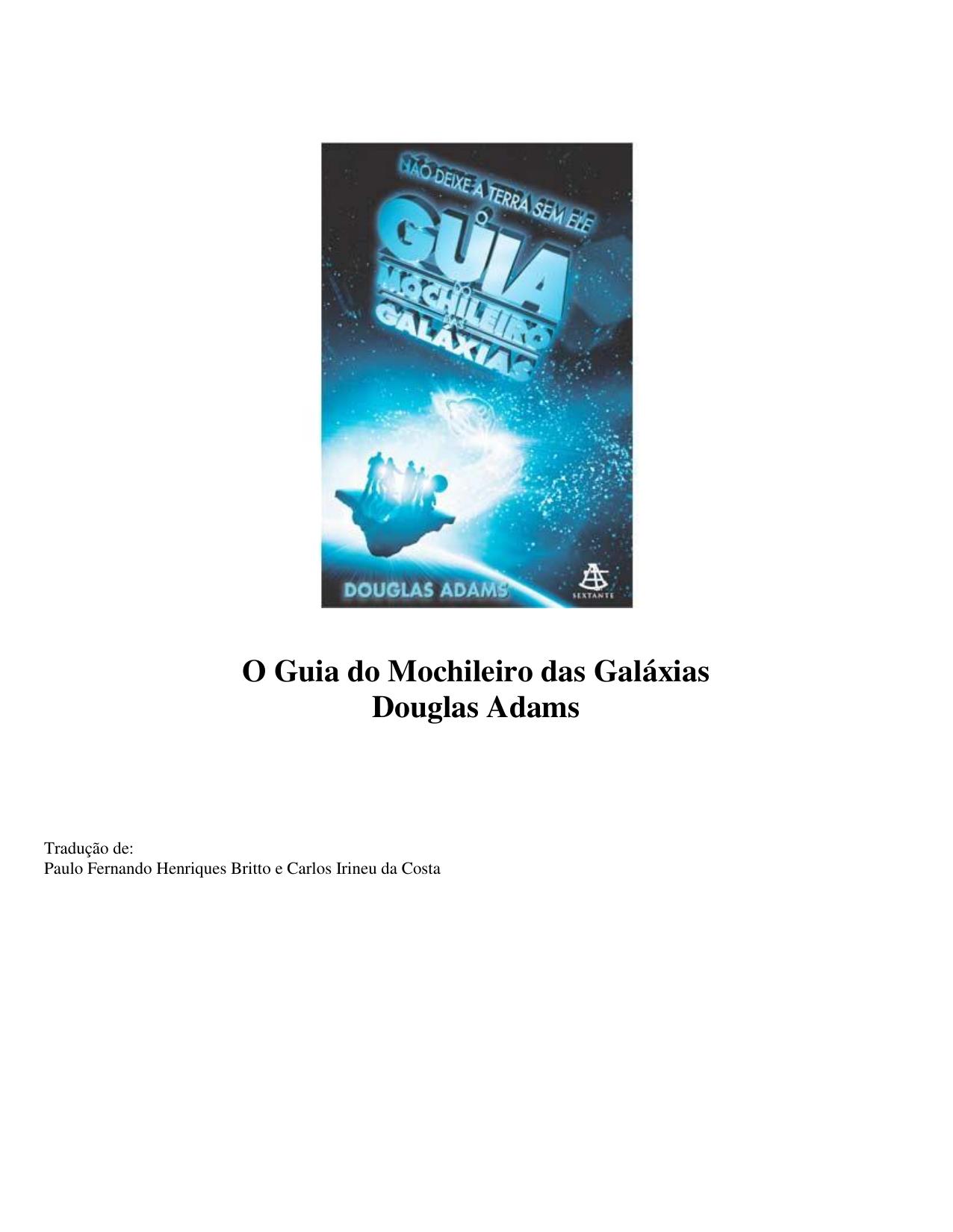 O Guia do Mochileiro das Galaxias