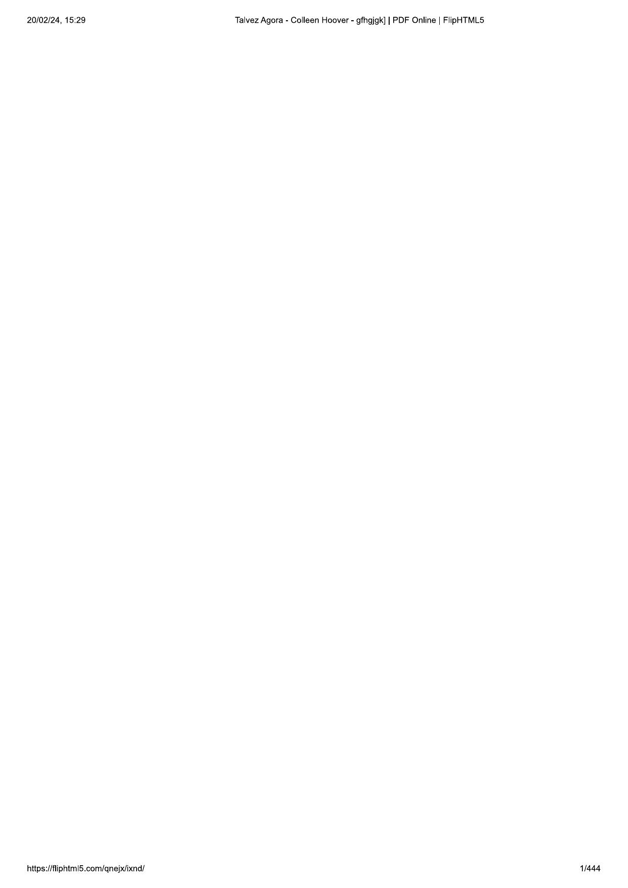 Talvez Agora - Colleen Hoover - gfhgjgk] _ PDF Online _ FlipHTML5