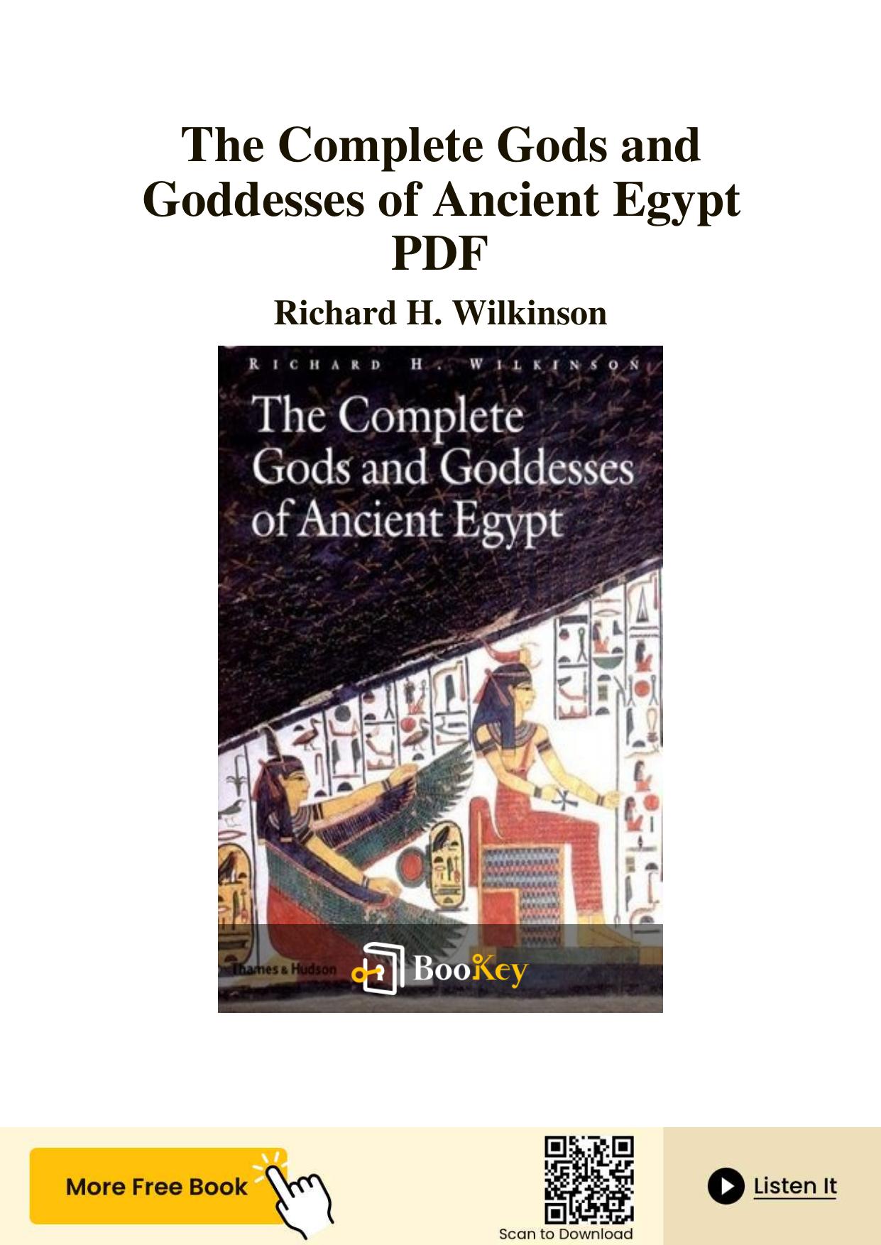 The Complete Gods and Goddesses of Ancient Egypt