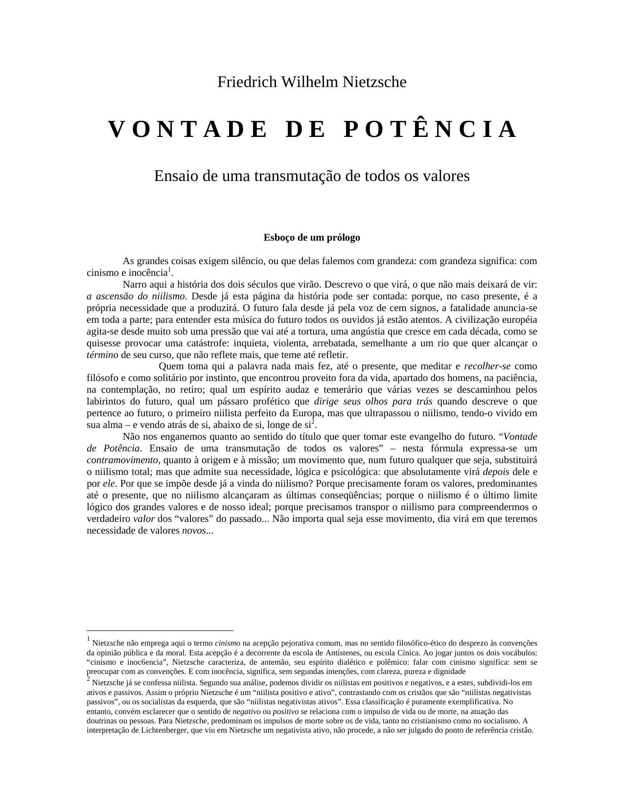 Friedrich Wilhelm Nietzsche