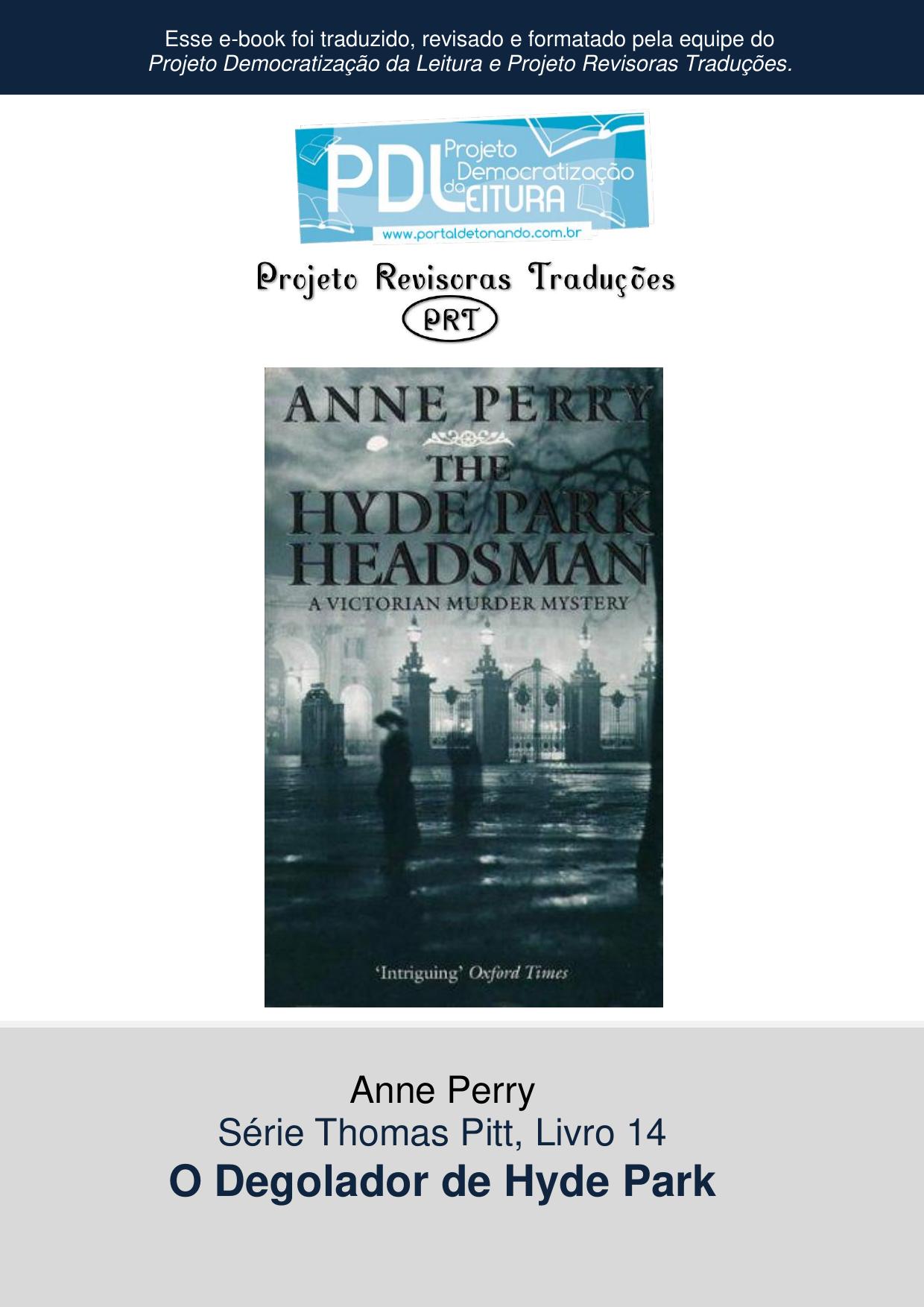 Anne Perry - Série Pitt 14