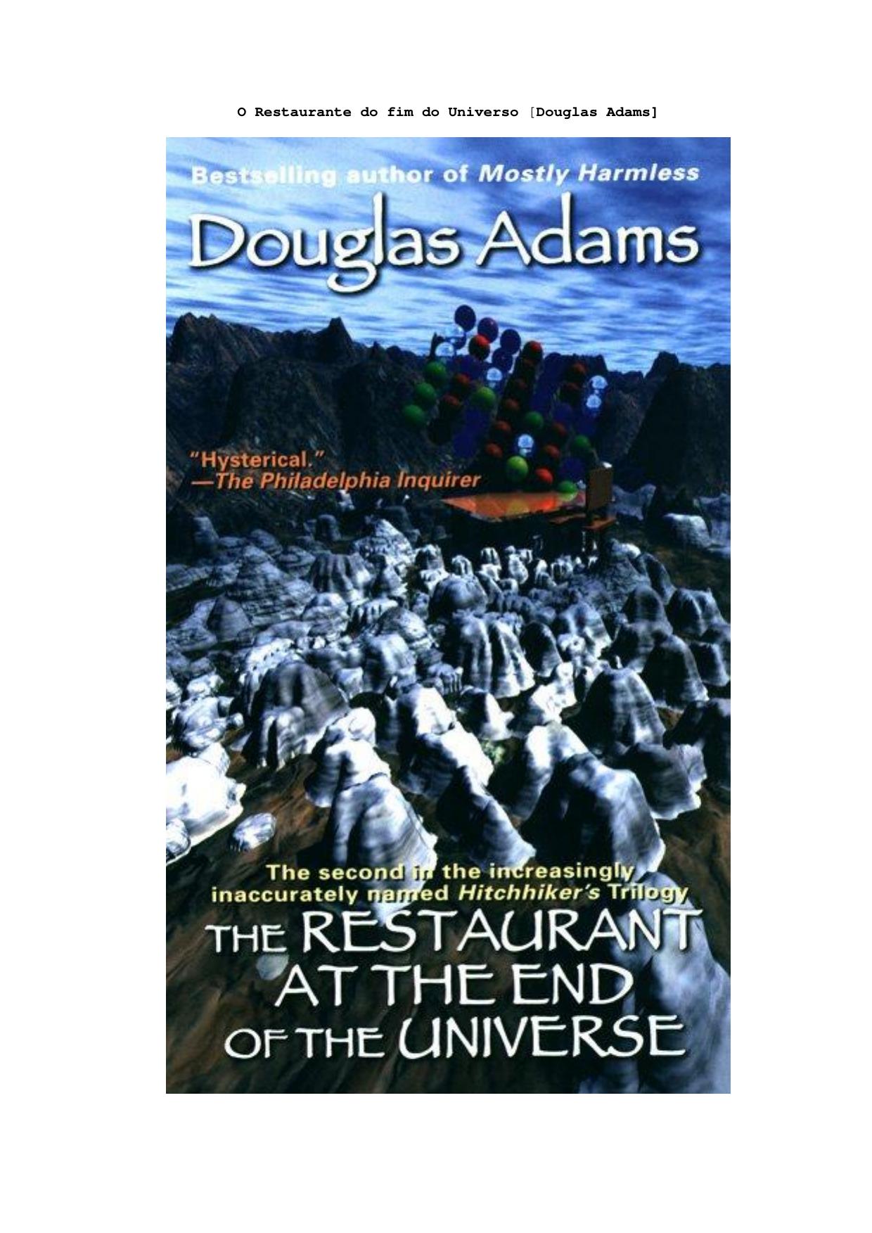 Douglas Adams - O restaurante do fim do universo.rtf